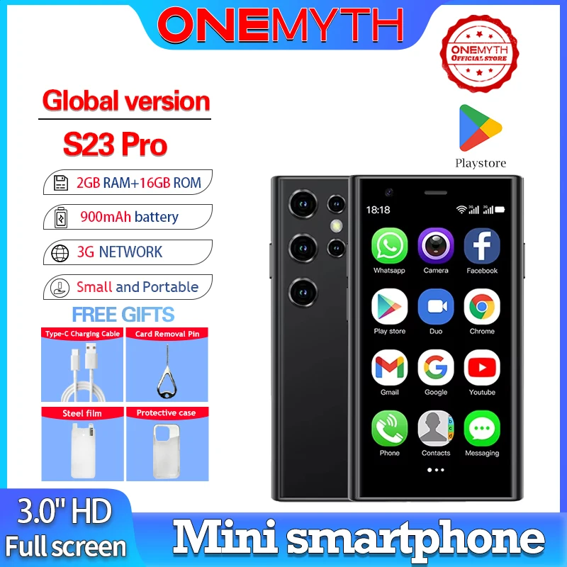 ​ONEMYTH S23 Pro Mini Smartphone - 3.0