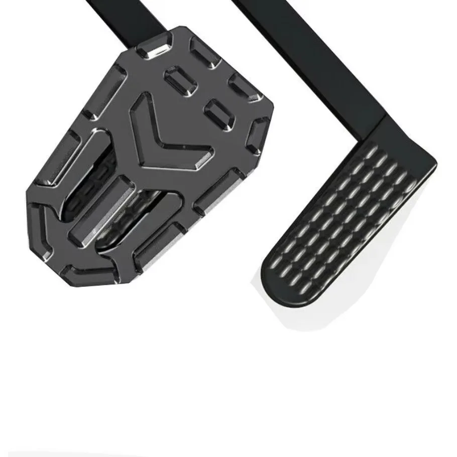 Motorcycle Bike Widening Non-slip Brake Pedal Aluminum Alloy Eye-catching Parts 1PC