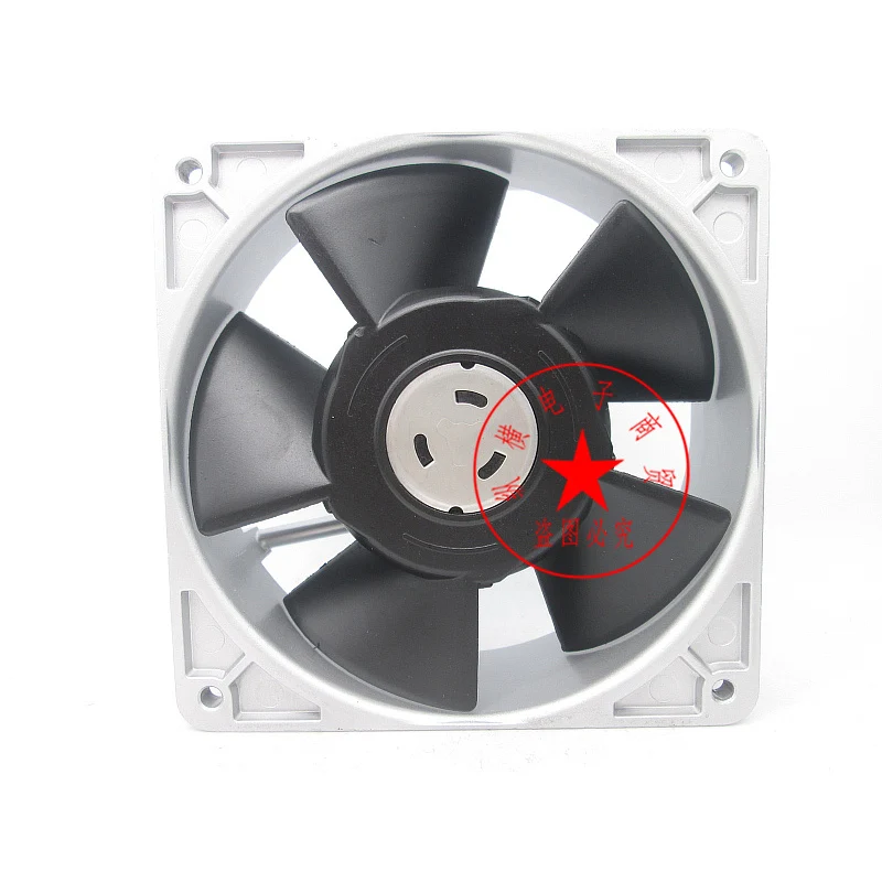 Original R87F-A4A15HP AC200V 120*120*38MM 12cm 16/15W Aluminum Frame High Temperature Metal Cooling Fan