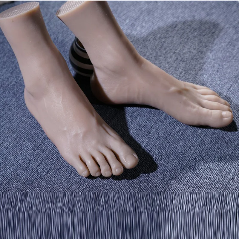 

1:1 реалистичная модель мужской стопы, имитация модели человеческой стопы для демонстрации обуви и носков, медицинская живопись, обучение терапии ног