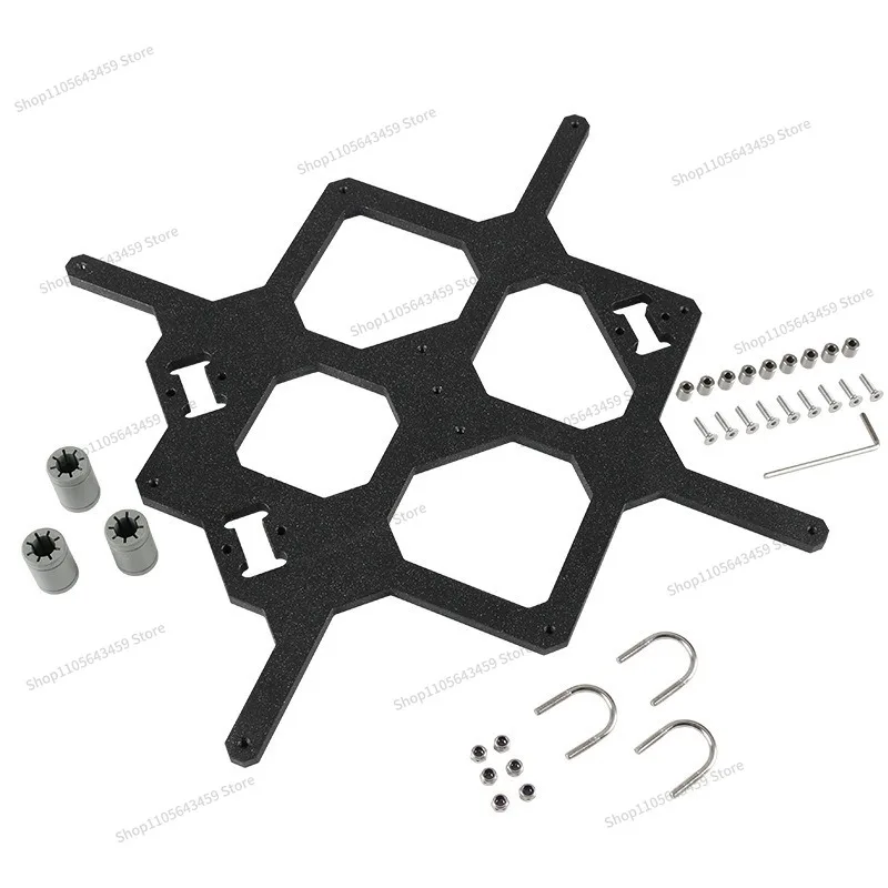 For 3D Printer Accessories Prusa i3 MK3 Full Metal, Frame Kit, Black Oxide 6MM Thick