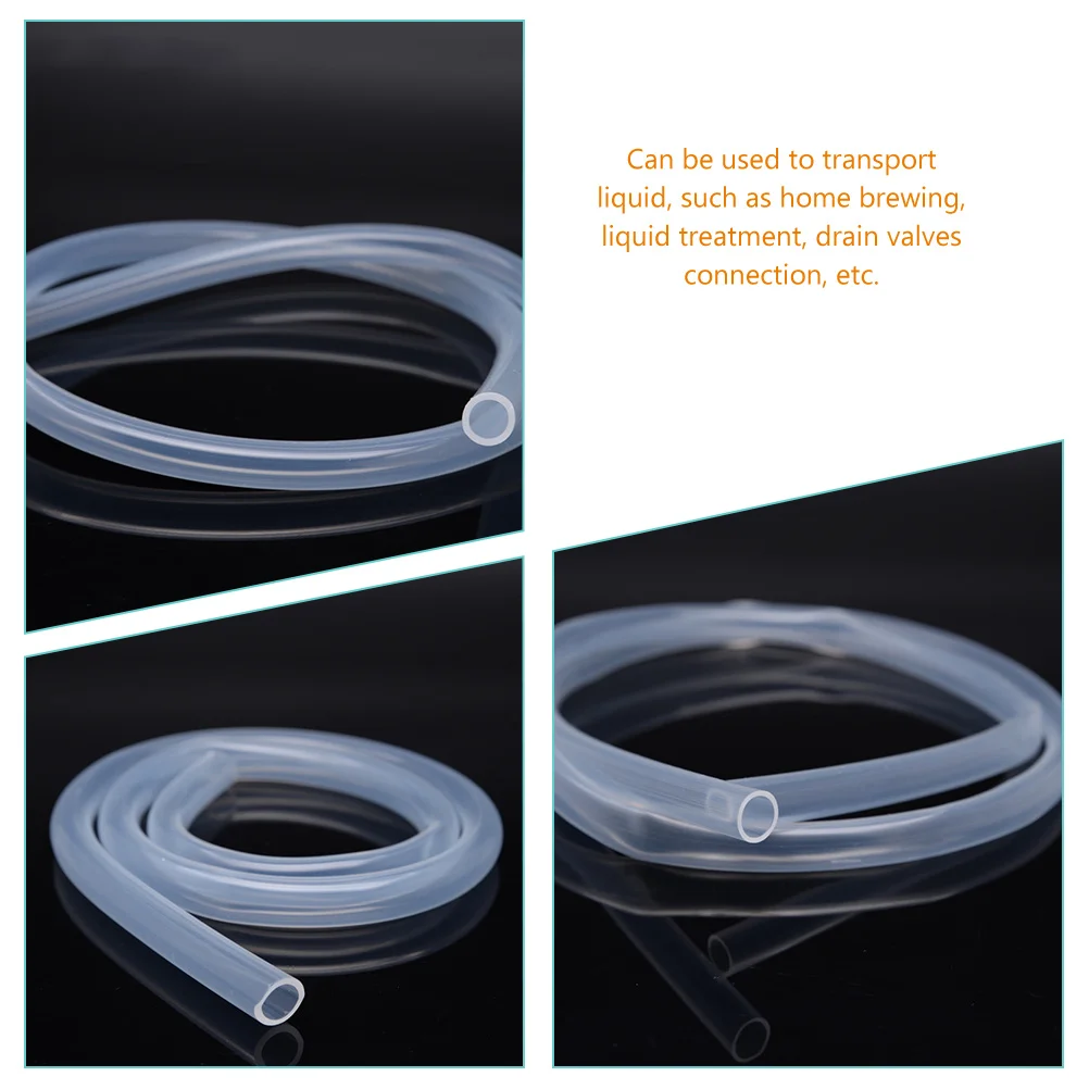 

Flexible Pvc Hose 10M Transparent Tubing Industrial Chemical Resistant Fluid Transfer Pipe Home Brewing Drainage Clear Tube 3/8