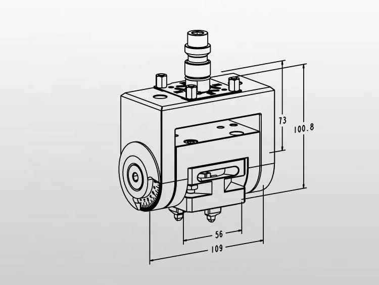 A ONE  Wire cutting clamping system fixture Manual precision angled Degree Rotating drill chuck 3A-300050