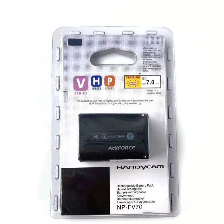 NP-FV70 NPFV70 FV70 For Sony battery FV30 FV50 FV70 HDR-CX170 HDR-CX300 CX180 CX360 CX700 CX370 PJ30 PJ10 XR160  XR150E CX100E