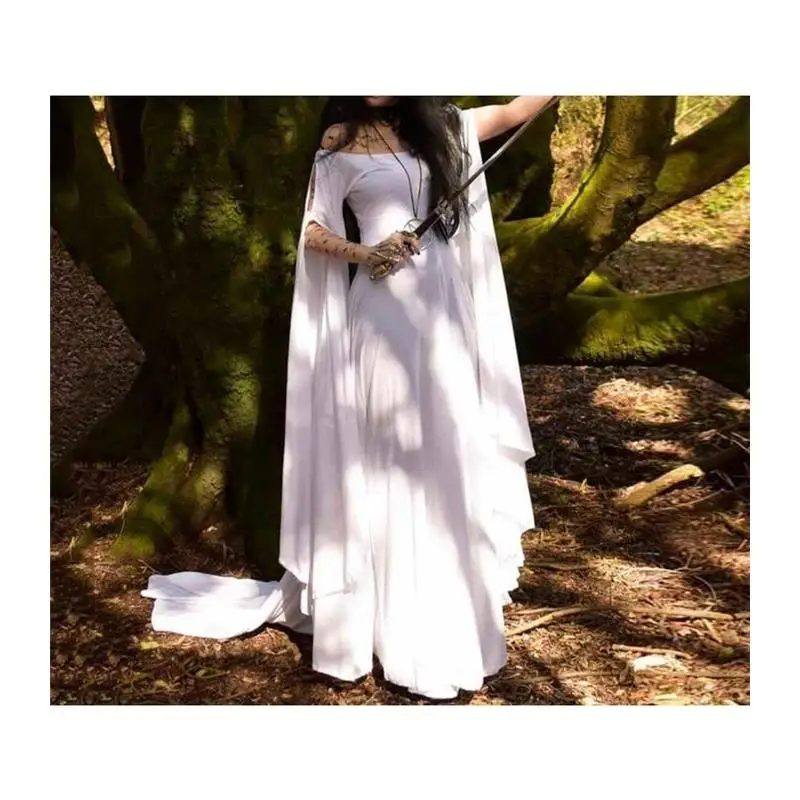 Wisar 208 lange Sve hoge taille gordel Halloween Dr Lady's faionable avondjurk, perfect voor KTV en banket