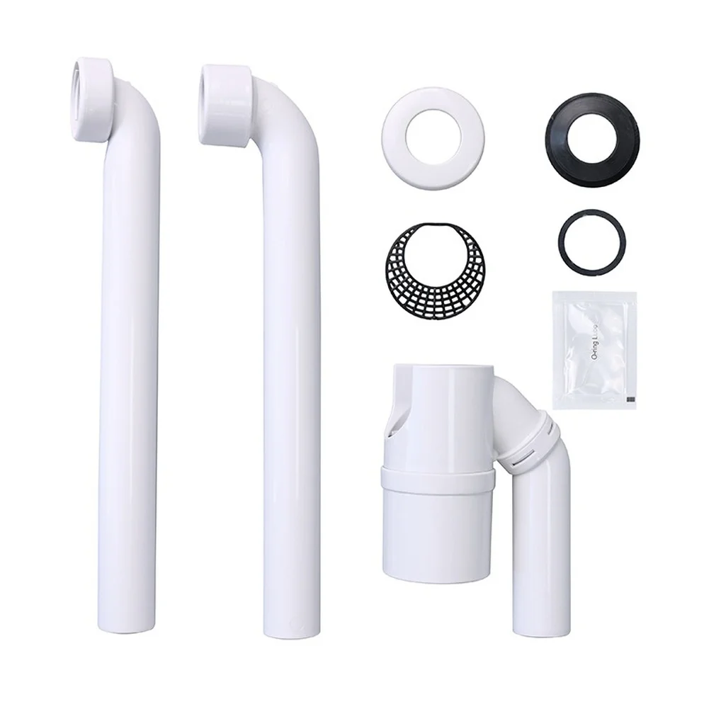 FOR GEBERIT Basin Waste Bend 90 45 Degree Water Seal Anti Smell Sink Wall Drain Pipe Bathroom Siphon Hose