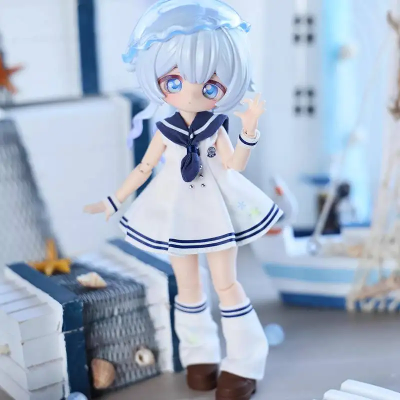 Muñeca BJD Articulada de 12 Pulgadas de la Isla Shouyu, Figura de Anime en Caja Ciega, Regalo de Cumpleaños para Mujeres Adultas, Estilo Marinero