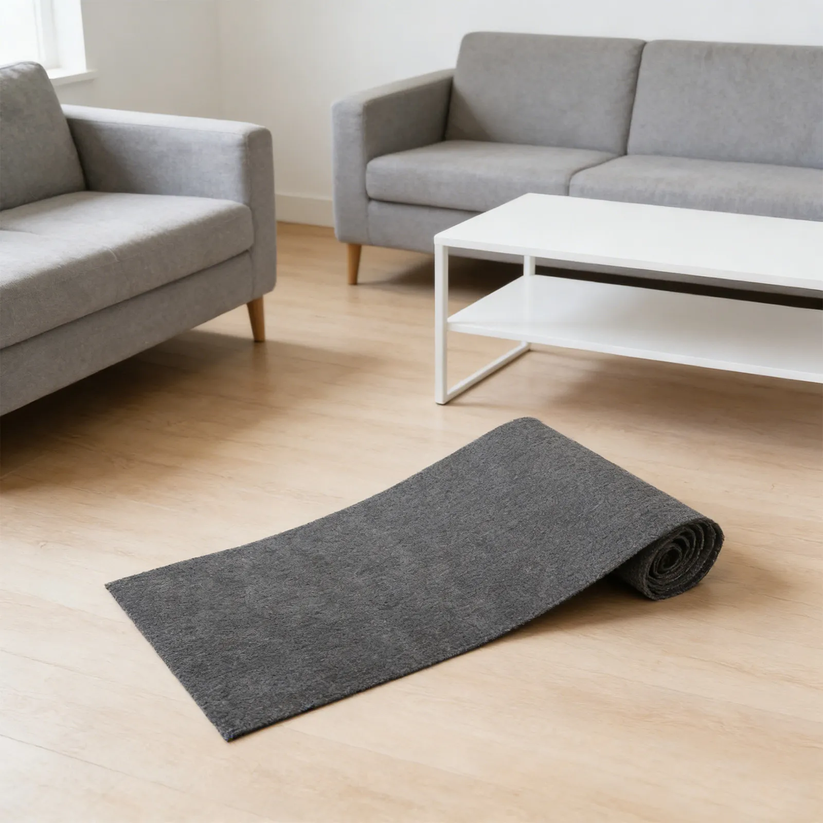 Self Adhesive Carpet Roll Dark Gray Peel Stick Non Rug Living Room Basement Kitchen Stair Waterproof Tiles Cat Safe