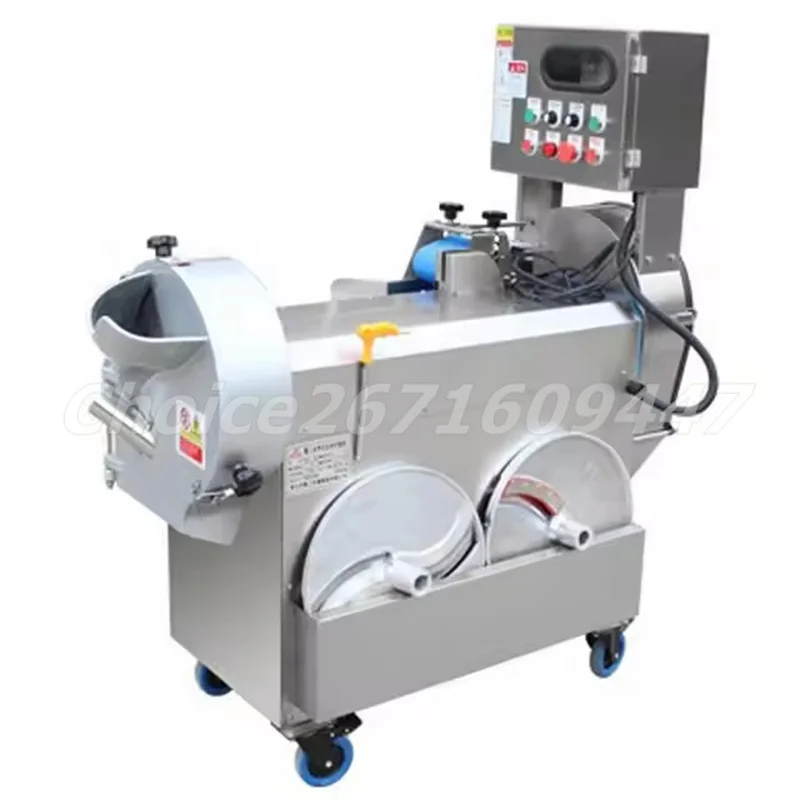 1000kg Automatic Vegetable Cutter Electric Stainless Steel Potato Carrot Ginger Slicer Shred Vegetable Cutter