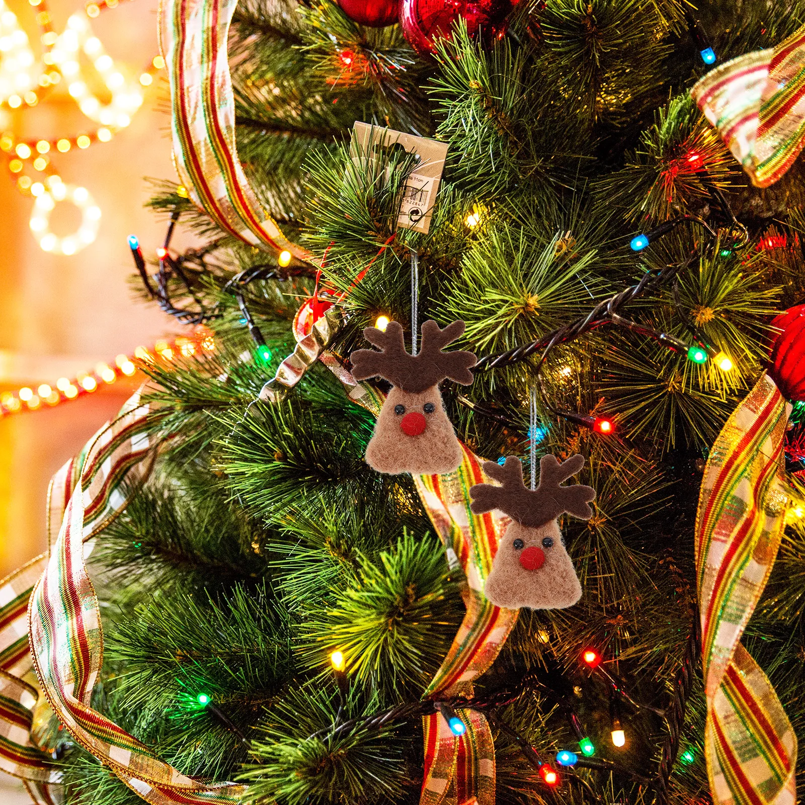 

Elk Ornaments Decoration Heads Hair Accessories Animal Pendant for Diy Crafts Crafting