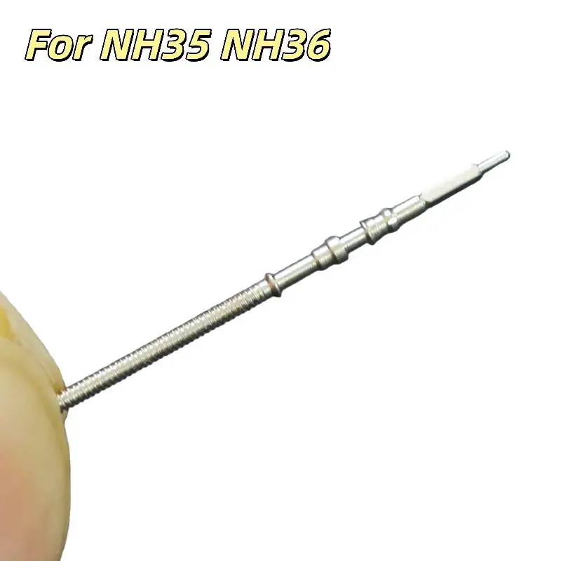 2/5 قطعة أجزاء الساعة ساعة يد تعمل بالحركة الصلب الجذعية تاج عدة ل NH34 NH35 NH38 NH39 ساعة يد تعمل بالحركة الجذعية الغيار