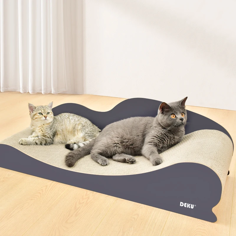 Large Size Cat Couch Bed Furniture Ultimate Cardboard Scratching Lounge durable Cat Scratcher