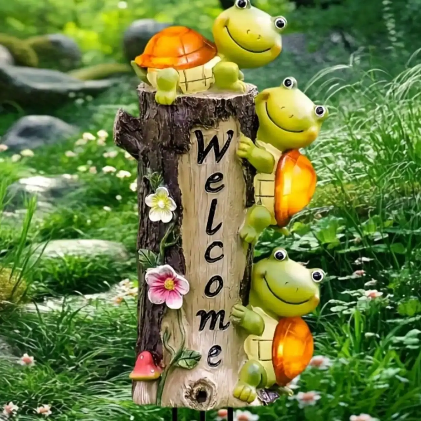 1PCS Turtle Garden Decorative Pile High Quality Outdoor Decoration Ideal Courtyard Decoration and Lawn Decora Animal Theme Party