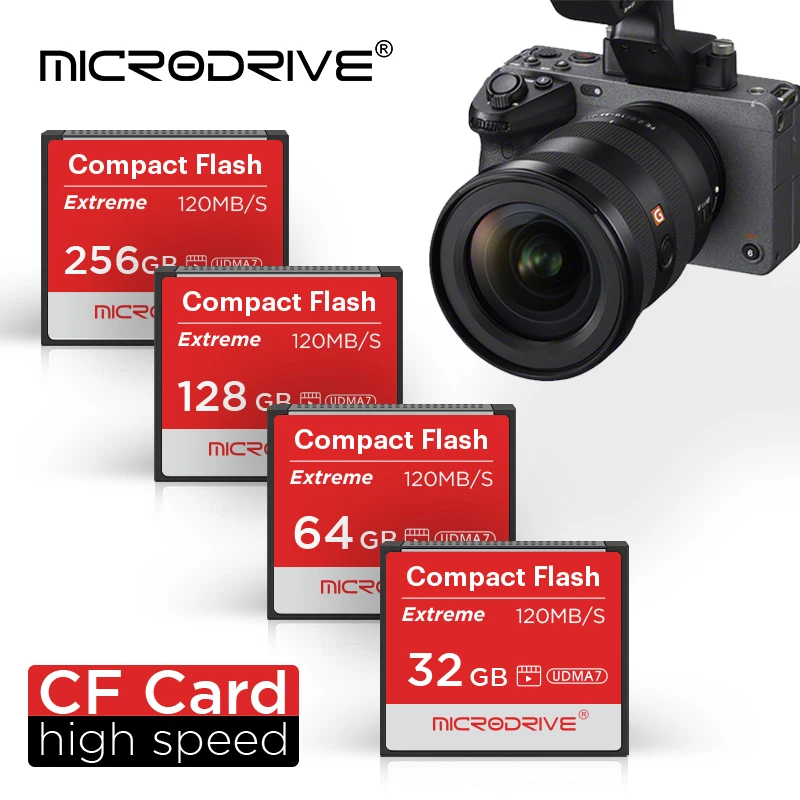 Real Capacity Memory Card 64GB CF Card 32GB 64GB 128GB 256GB Compact Flash Card For Camera
