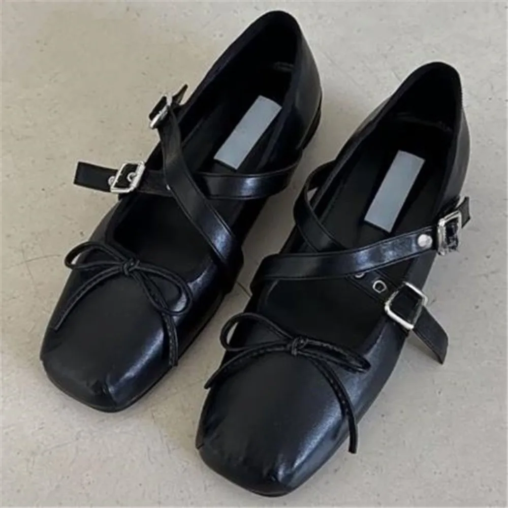 Silberne Damen-Ballerinas, bequeme flache Schuhe mit runder Zehenpartie, 2026 neue Frühlings- und Herbst-Vintage-Damen-Mary-Jane-Schuhe