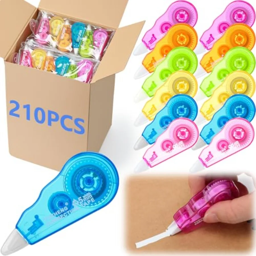 

Pack Mini Correction Tape Bulk Ink Corrector Eraser Tape Set 13.12 Feet Cute Aesthetic Colorful Instant Correction Applicator f