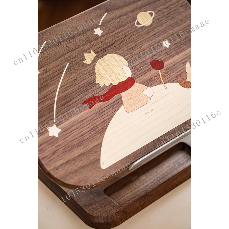 Reading stand Solid wood bookshelf Reading artifact Children's picture books Lifting reading stand Book stand