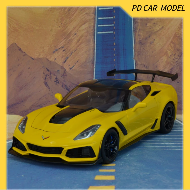 

AUTOART Collectible 1:18 FOR CHEVROLET CORVETTE ZR1 2019 Yellow Gift for friends and family