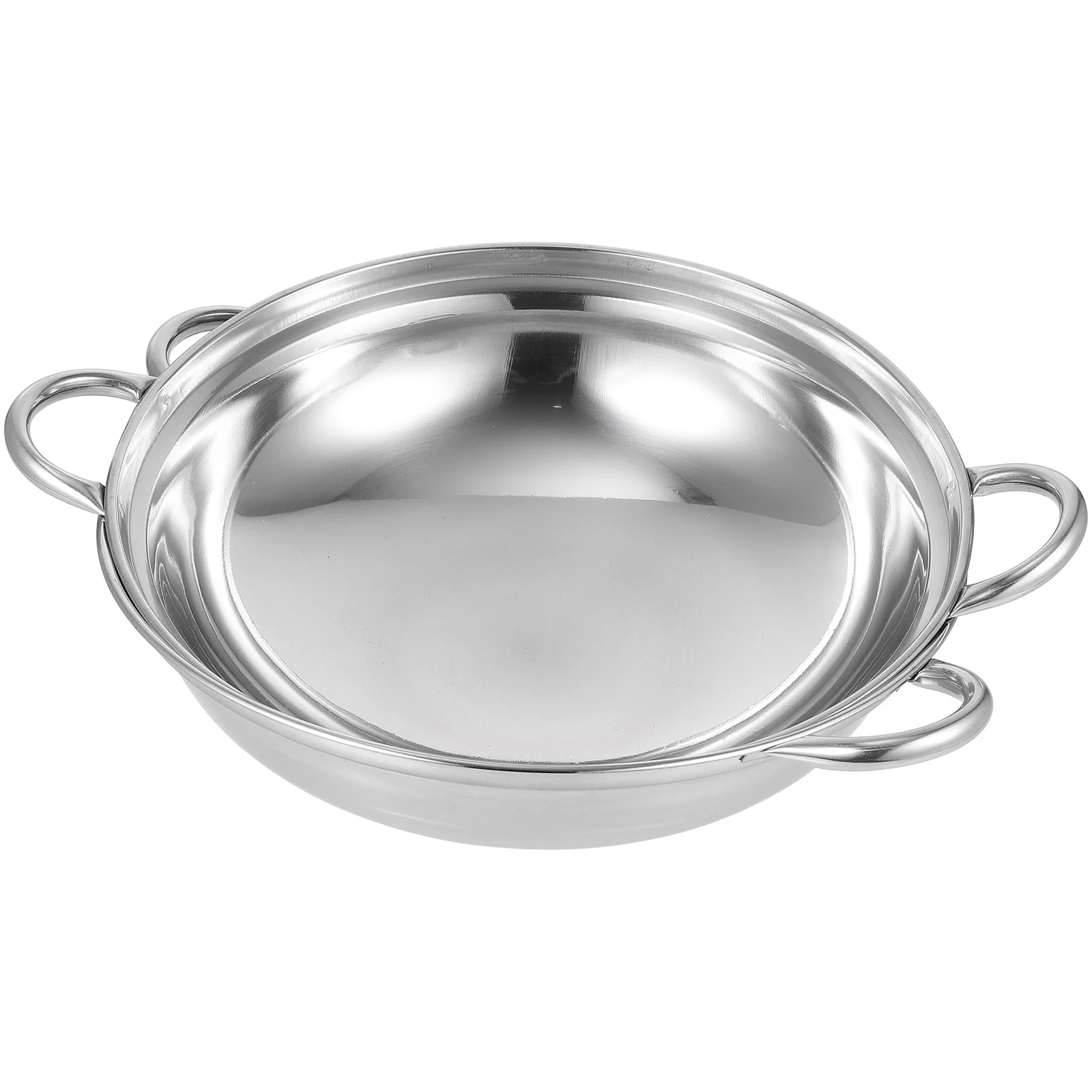 

2 Pcs Pot Cooking Ramen Kitchen Stainless Steel Individual with Handle