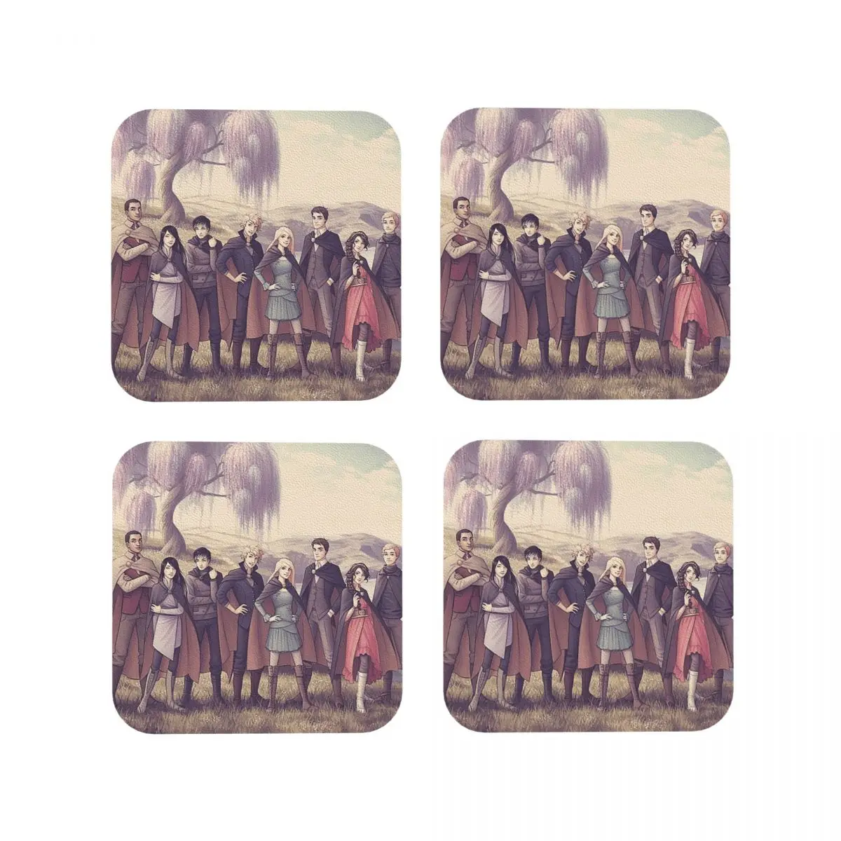 Keeper Of The Lost Cities Character Coasters Coffee Mats Mug Cup Placemats Tableware Pads for Home Kitchen Dining Bar