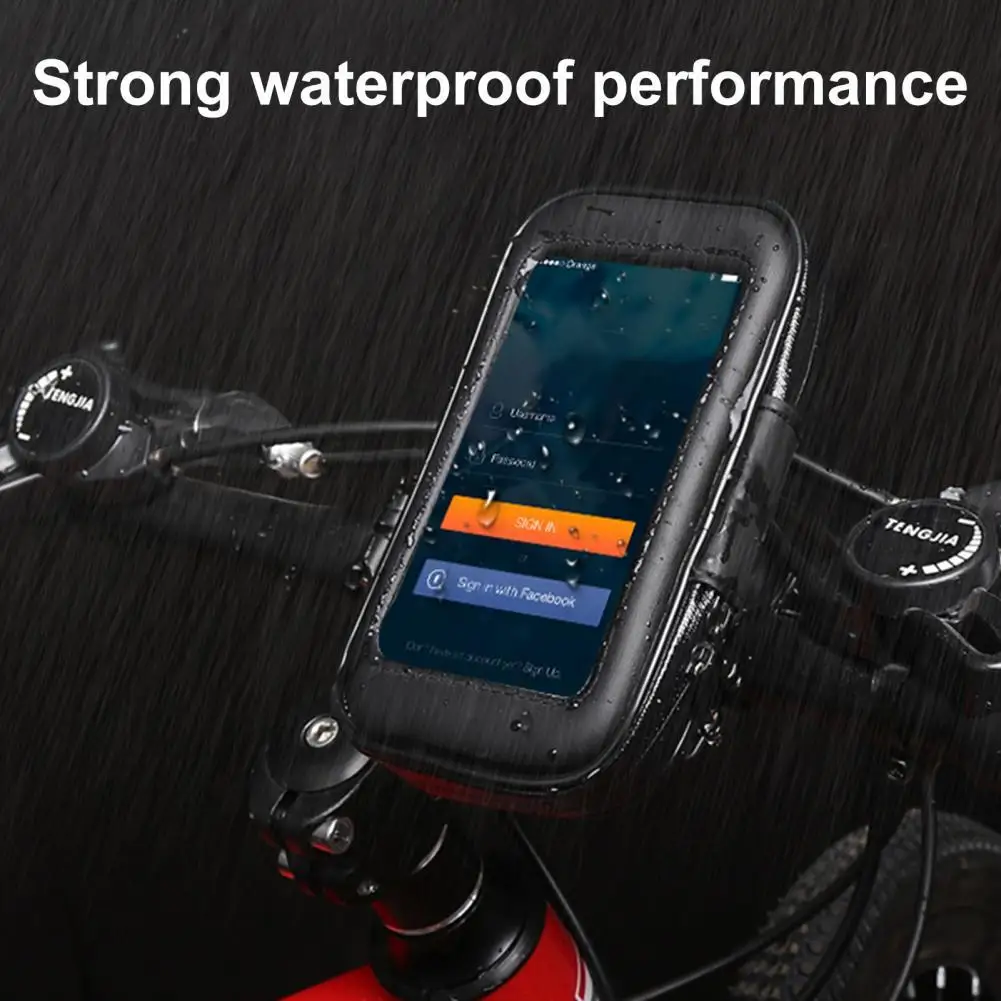 

Bike Telephone Holder Support Motorcycle Bicycle Rear View Mirror Stand Mount Waterproof Scooter Motorbike Phone Bag for