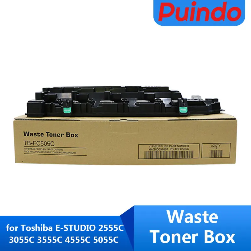 

TB-FC505C Waste Toner Box for Toshiba E-STUDIO 2555C 3055C 3555C 4555C 5055C 2505AC 3005AC 3505AC 4505AC 5005AC 2515AC 3015AC