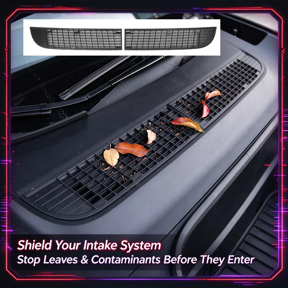 For Tesla Model Y Juniper 2025-2026 Model YL 6-Seater AC Air Inlet Anti Insect Net Front Air Conditioning Vent Cover Anti-dust