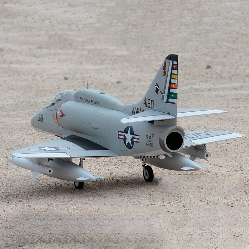 Freewing RC Plane A4 A-4E/F SKYHAWK 80mm EDF Jet PNP KIT With with servos RC Airplane