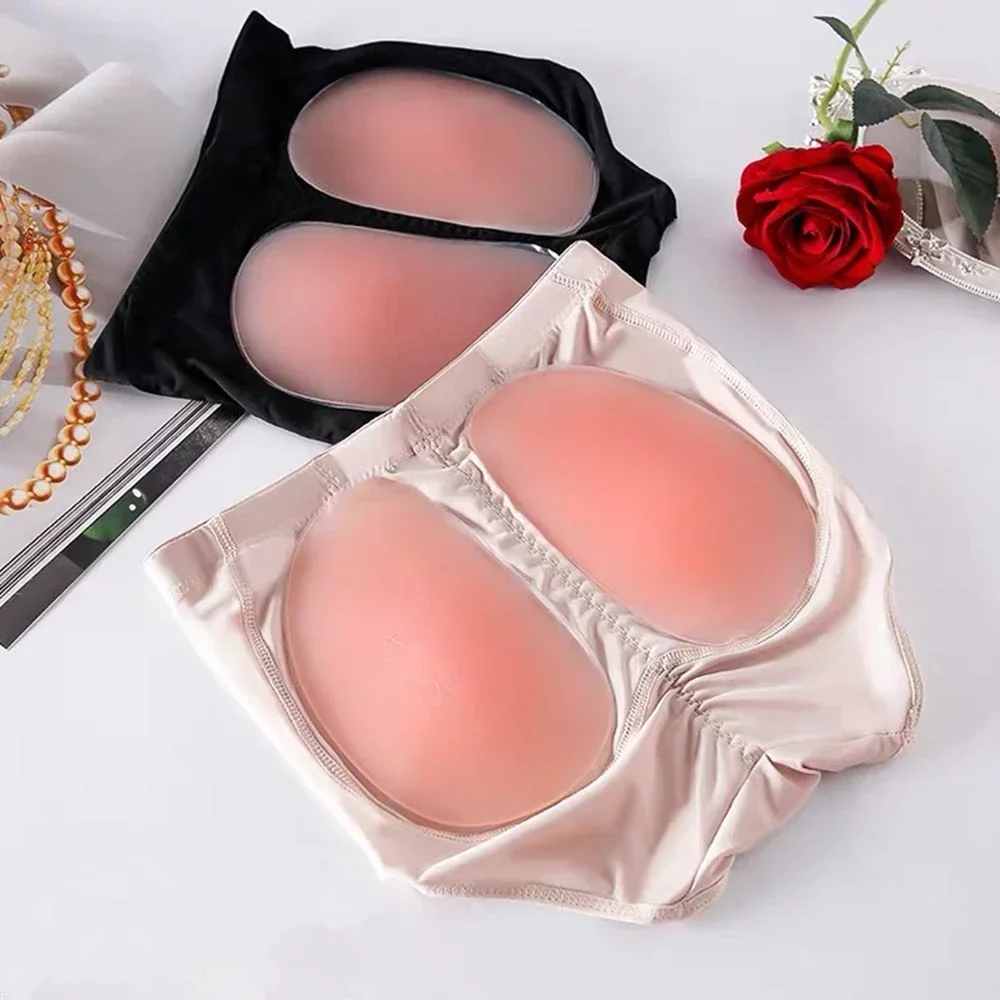 Hip Filling Body Shaper Women Silicone Padded Slimming Panties Enhancer Buttock False Butt Lift Gluteus Fake Ass Shapewear