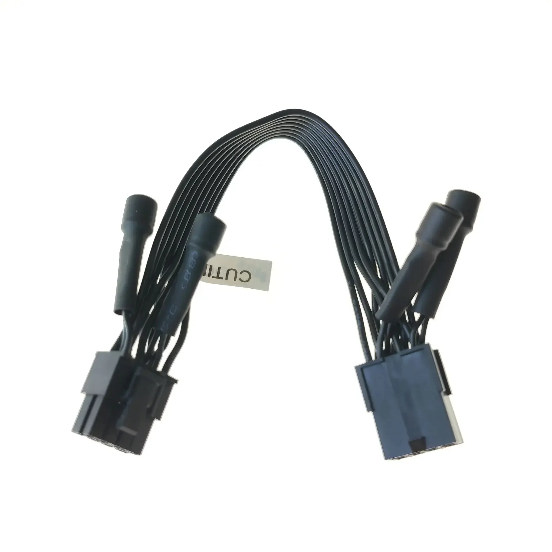 Computer PCI-E GPU 8pin 6+2 6pin Power Extention Cable with 4 Capacitor Filter Reduce Graphics Card Squeal 20CM