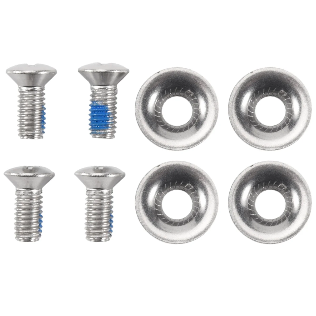 Snowboard Binding Screw Set Include 4 Pieces Snowboard Mounting Screws and 4 Pieces Snowboarding Screw Washers Rich