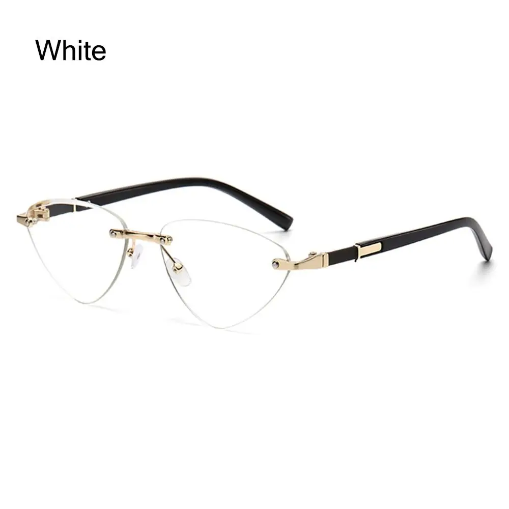 

Fashion Triangular Cat Eye Sunglasses Punk Cut-Edge Unique Temples Shades UV400 Protection Hip-Hop Sun Glasses Unisex