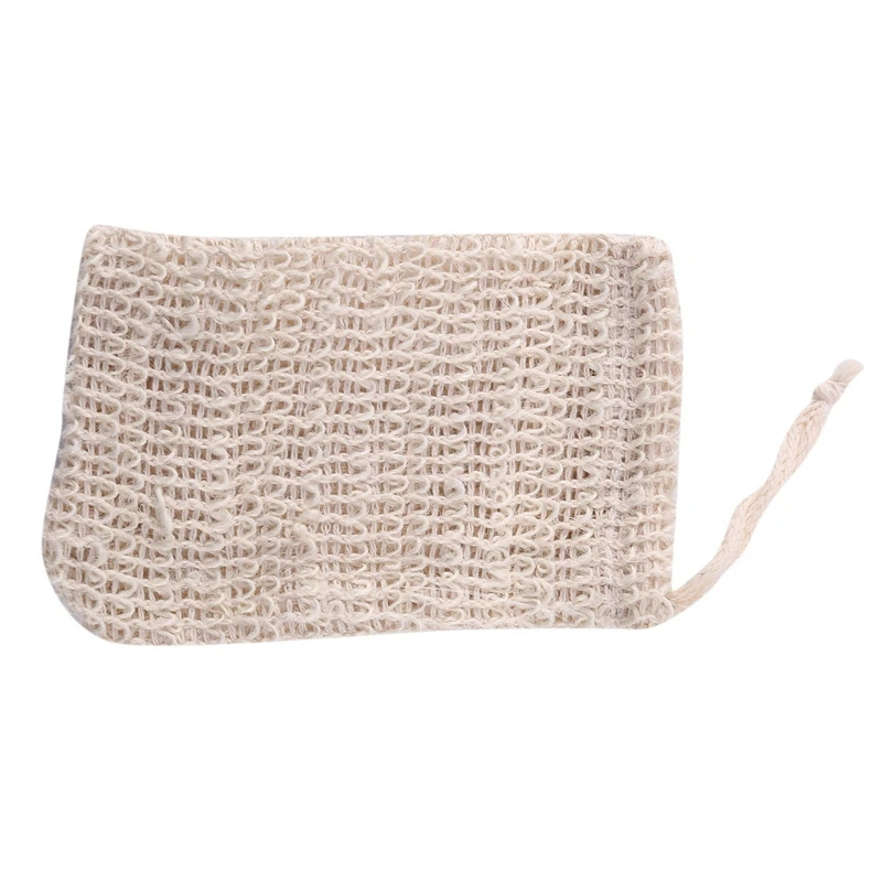 Bolsa esfoliante do Saver do sabão, Saco natural do sisal, Pacote 120