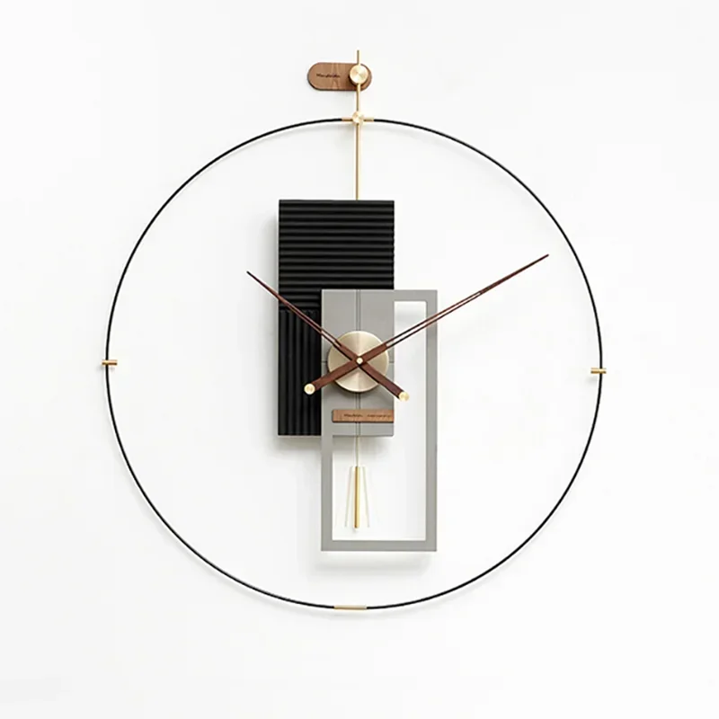 

Luxury Wall Clock Modern Design Spain Large Kitchen Clocks Wall Electronic Relogio De Parede Home Decor for Living Room