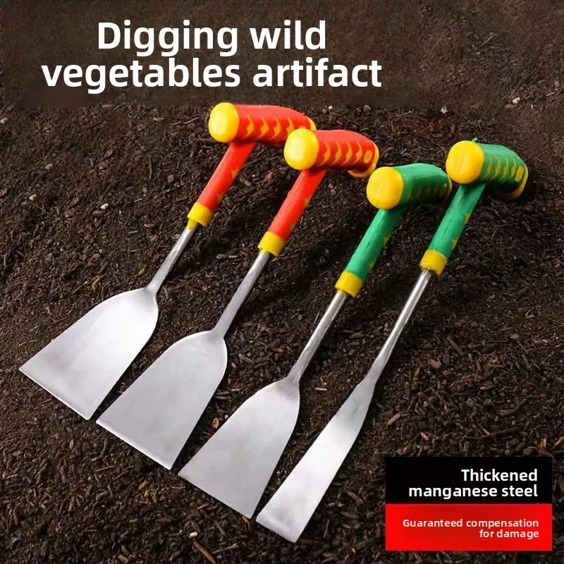 Gardening tools for quickly planting flowers, growing vegetables, weeding, digging soil and pulling out weeds