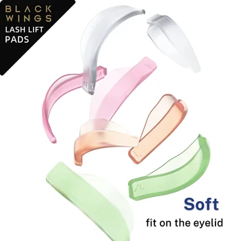 젤리 속눈썹 퍼밍 컬 리프트 패드, 속눈썹 파마 패드 로드, 속눈썹 메이크업 미용 도구용 실리콘, 4 가지 크기 