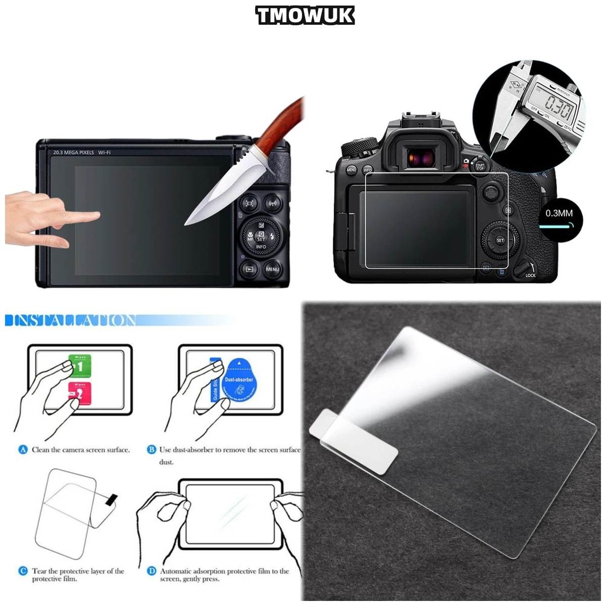 

For Canon SX730 SX740 Sx740hs Sx730hs, Ultra HD Screen Guard, Scratch Resistant Cover