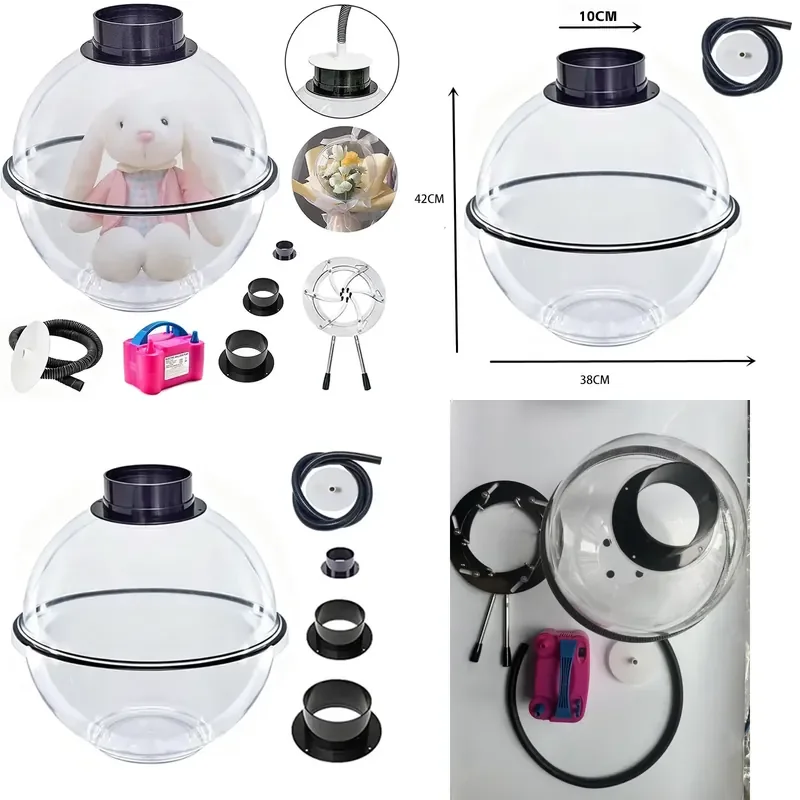 Nicro Original Factory 38cm DIY Bobo Balloon Stuffer Expander Tool Pump Set Balloon Stuffing Machine Wedding Party Decoration