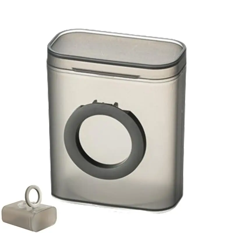 Data Cable Storage Box Portable Data Cable Storage Case Desktop Data Cable Storage Box Transparent Cable Wire Container for Home