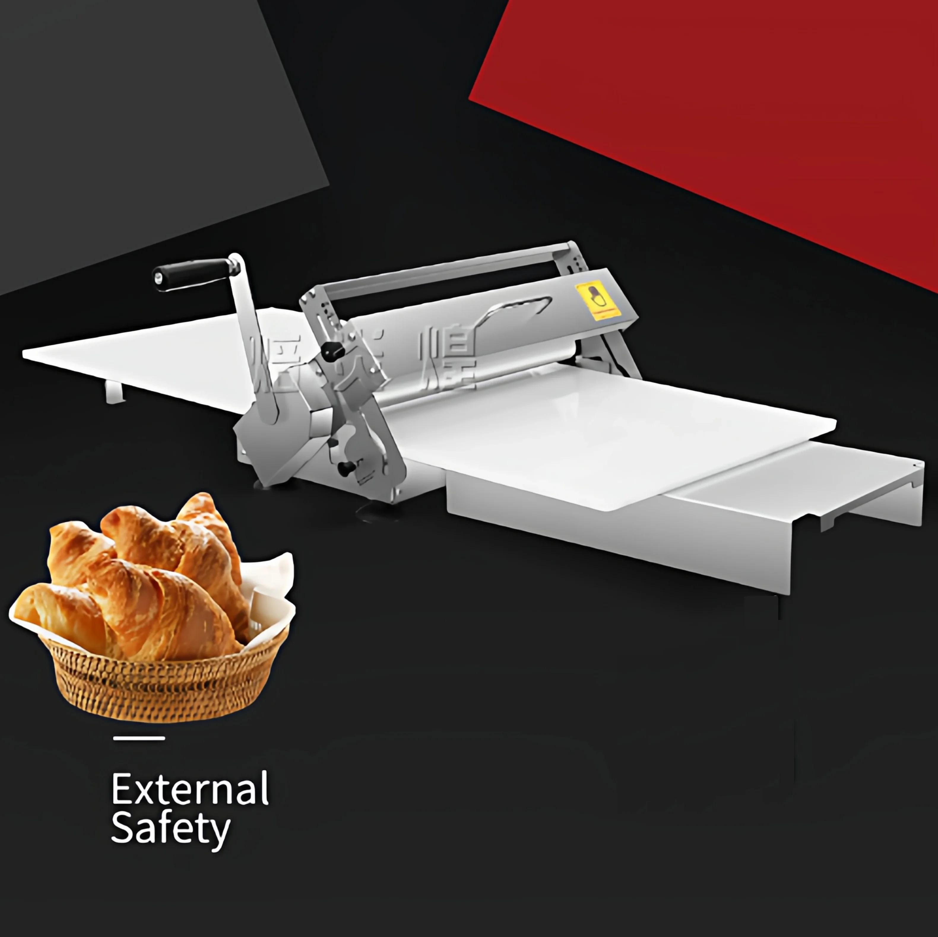Continuous Commercial New Puff Pastry Making Machine Manual Easy to Operate Croissant Bread