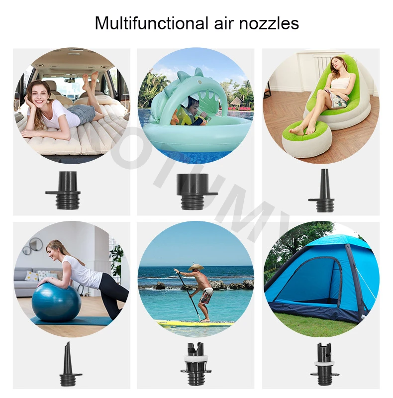 12V SUP Board Pump Portable High Pressure Electric Inflatable Air Pump Outdoor Surfboard Paddle Inflatable Pump