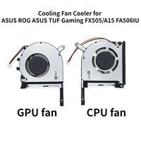 CPU GPU Laptop Cooling Fan for ASUS ROG ASUS TUF Gaming FX505/A15 FA506IU FX505 FX505D 4Pin Replacement Notebook Radiator Parts