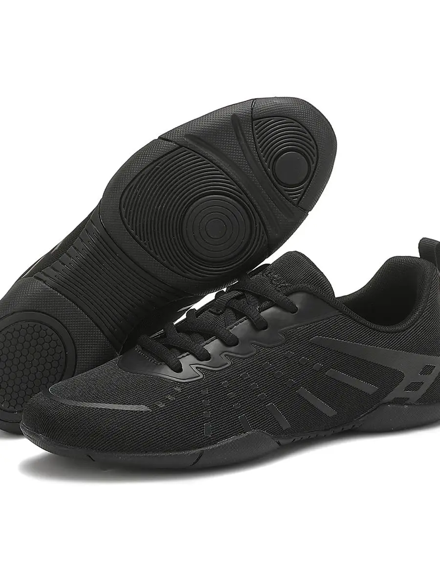 Leichte schwarze Cheerleader-Schuhe für Damen und Mädchen, bequeme und stützende Cheerleading-Schuhe für Training und Sport 2411 – Detail 19