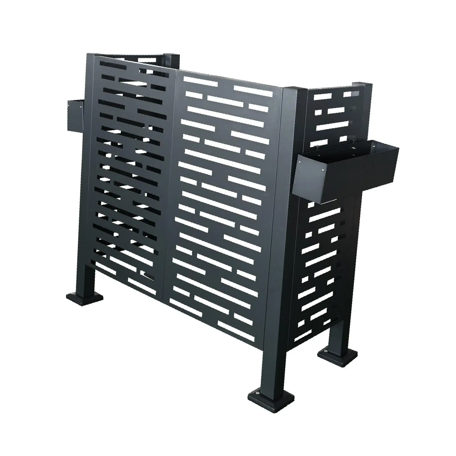 4*2 FT Air Conditioner Fence for Outdoor Units,Metal Privacy Fence Cover,