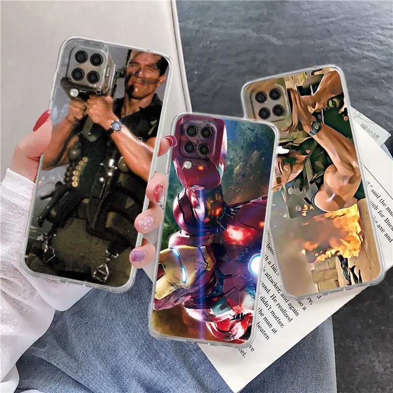 Phone Case for Samsung Galaxy A21s A71 A22 5G A32 A52 A13 A41 A31 A11 A72 A73 A12 Arnold Schwarzenegger movie Commando 1985