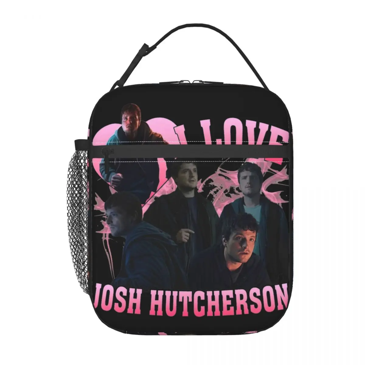 I Love Josh Hutcherson Accessories Insulated Lunch Bags School Lunch Container Reusable All Season Thermal Cooler Lunch Box