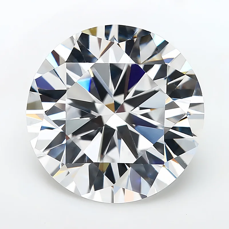 

Cubic Zirconia Eight-heart Eight-arrow Round Zircon Synthetic 5A Stone for Jewelry Making Loose Gemstone 10 pcs.