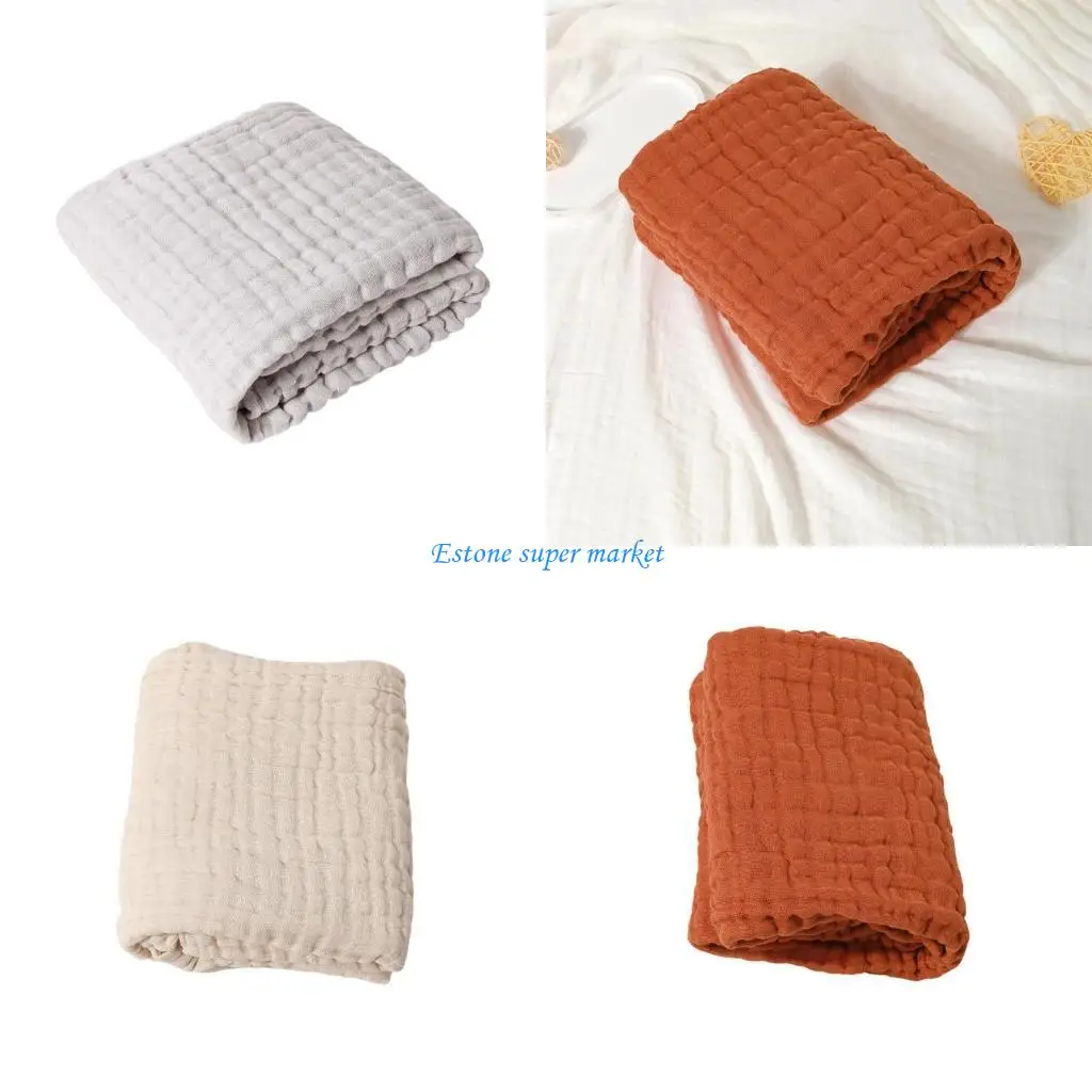 

090B Хлопковое детское полотенце с капюшоном, банное полотенце для новорожденных, 6 слоев для младенцев и малышей