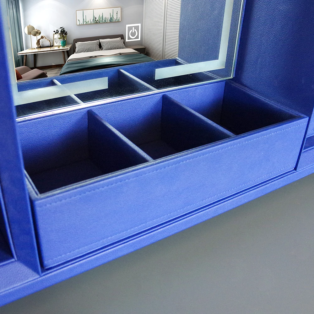 2024 Новейший скрытый туалетный столик, интеллектуальный туалетный столик для макияжа, автоматический подъемный туалетный столик