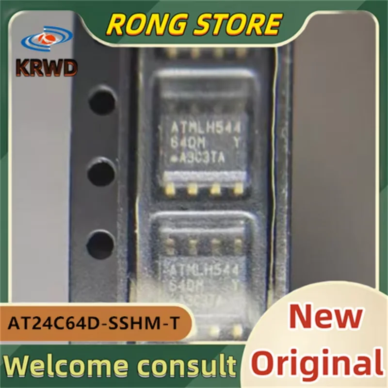 20PCS 64DM New Original AT24C64D-SSHM-T AT24C64D SOP-8